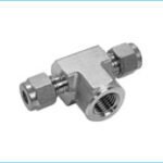 Female branch tees stainless steel tube compression fittings